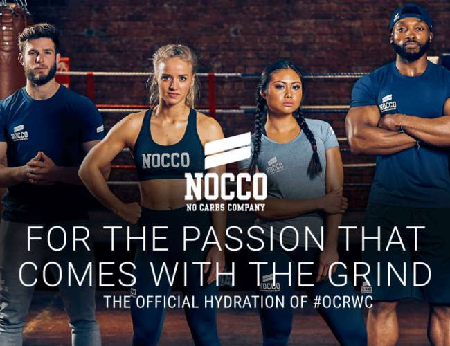 Nutrient-Packed NOCCO Beverage is the Official Hydration of 2018 OCR World Championships