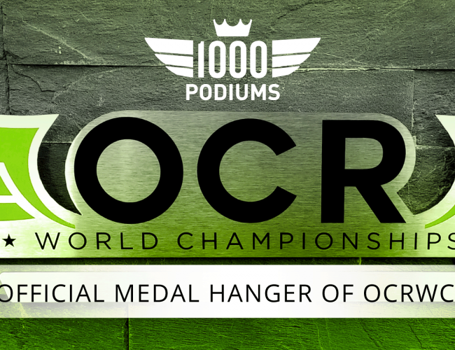 1000Podiums Named Official Medal Hanger of 2017 OCR World Championships and Inaugural U.S. OCR Championships